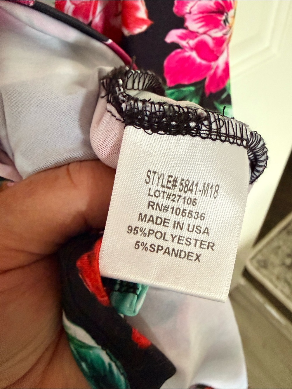 Slinky Brand Pink Floral Maxi Dress on Black - Picture 4 of 6